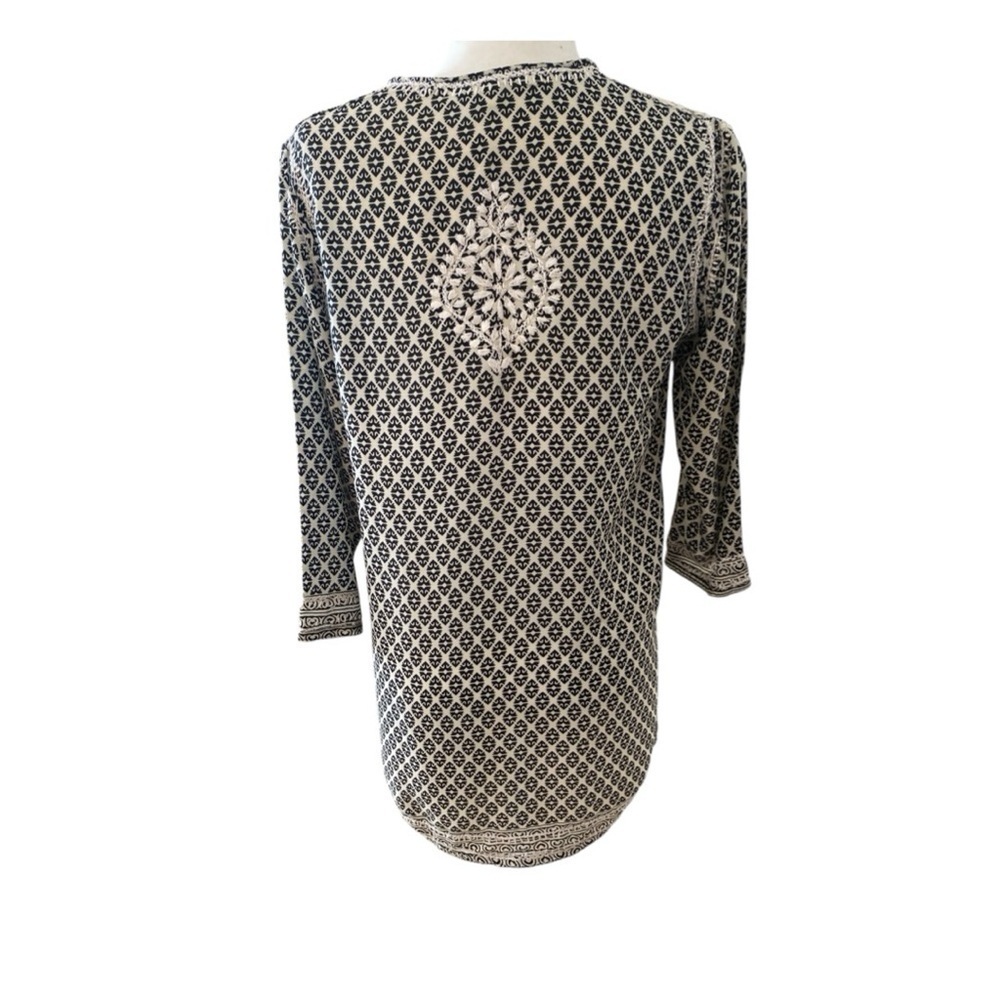 Gretchen Scott Womens Boho Embroidered Tunic Coverup - Picture 3 of 9